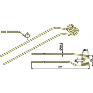 Пружинный зуб