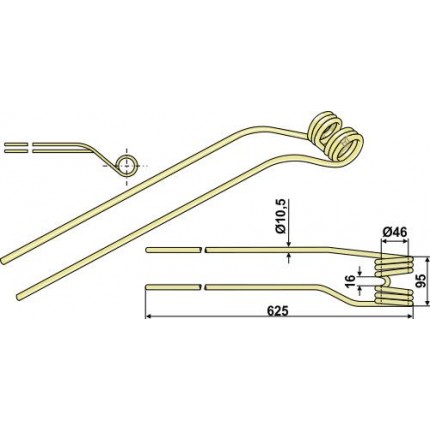 Пружинный зуб