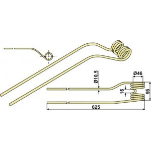 Пружинный зуб