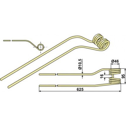 Пружинный зуб