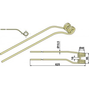 Пружинный зуб