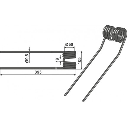 Пружинный зуб