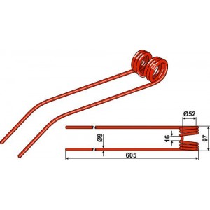 Пружинный зуб