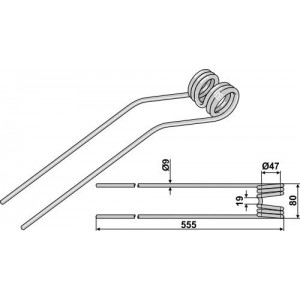 Пружинный зуб