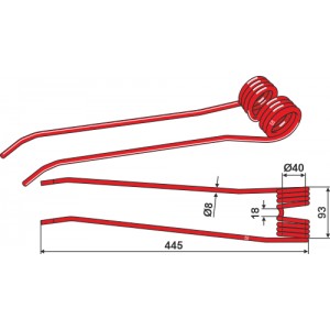 Пружинный зуб