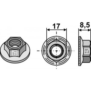 Гайка М12 шестигранная