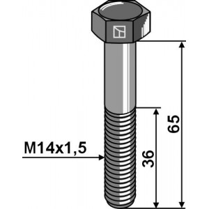 Шестигранный болт M14x1,5 - 12.9