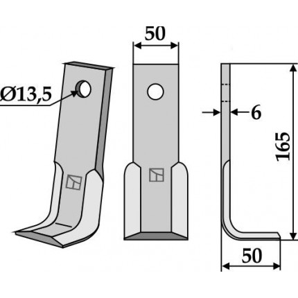 Фрезерный нож