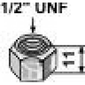 Стопорная гайка - 1/2“ UNF