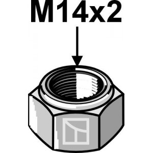 Гайка стопорная М14x2