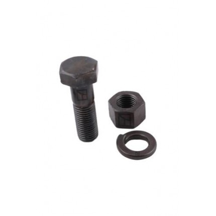 Болт с гайкой и пружинной шайбой - 7/16