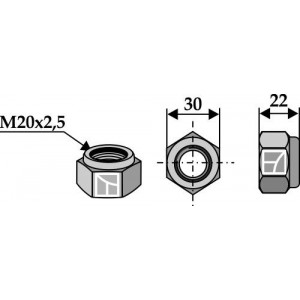 Самостопорящаяся гайка