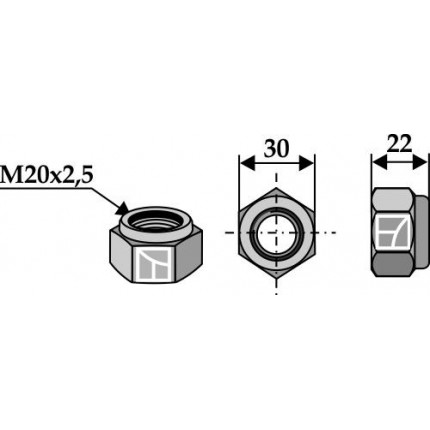Самостопорящаяся гайка