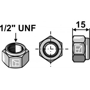 Стопорная гайка - 1/2“ UNF