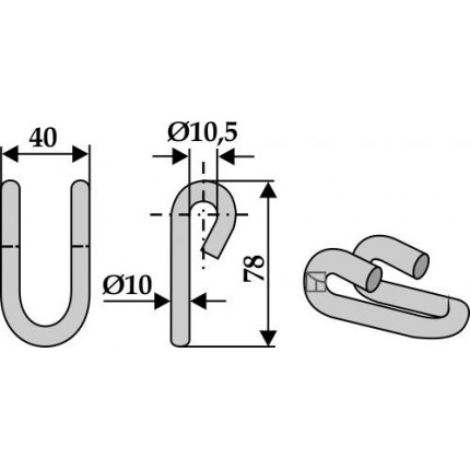 Соединительная серьга