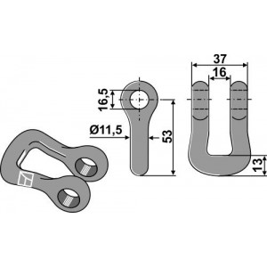 Соединительная серьга
