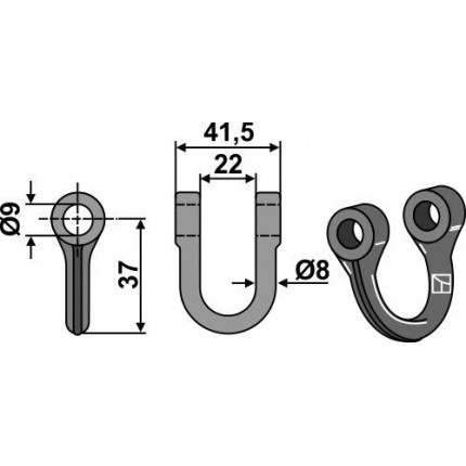 Соединительная серьга