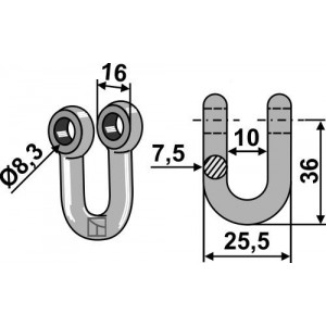Соединительная серьга