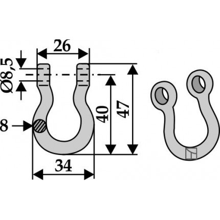 Соединительная серьга