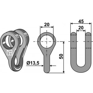 Соединительная серьга