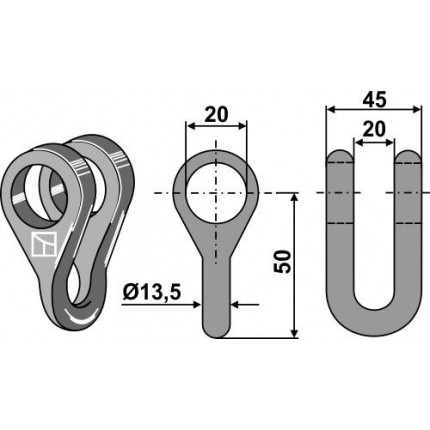 Соединительная серьга