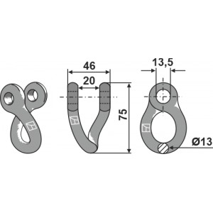 Соединительная серьга