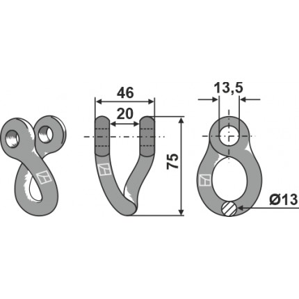 Соединительная серьга
