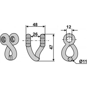 Соединительная серьга