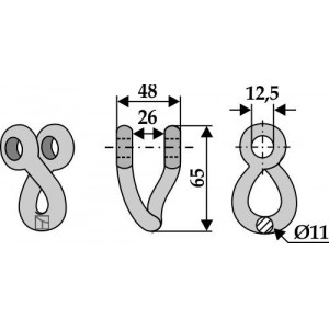 Соединительная серьга