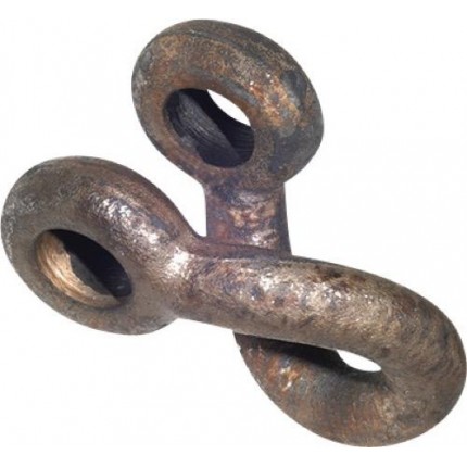 Скрученная соединительная серьга