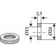 Шайба Ø24x2,5xØ15