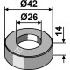 Распорная шайба Ø42x14xØ26