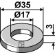 Шайба Ø35x3xØ17