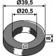 Шайба Ø39,5x8xØ20,5