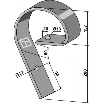 Стойка выравнивателя