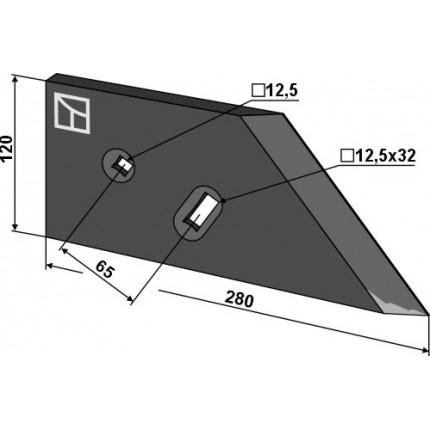 Боковое крыло - левое