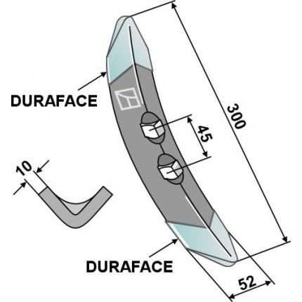 Лапа 300мм - DURAFACE