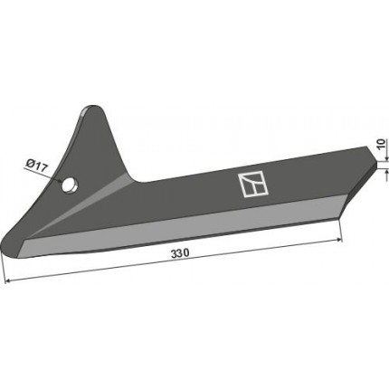 Крыльчатая лапа - левая