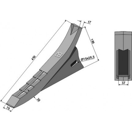 Наконечник лапы