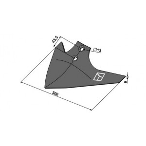 Стрельчатая лапа 300мм