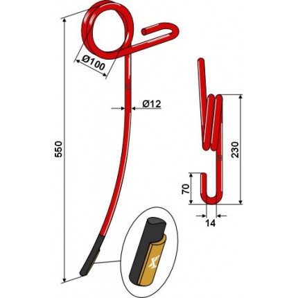 Загортачи Ø12мм - Карбид