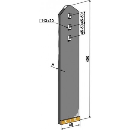 Изнашивающаяся деталь - Карбид