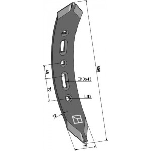 Лемех - левый