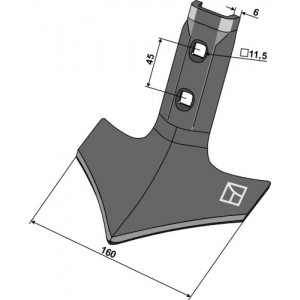 Стрельчатая лапа 160мм
