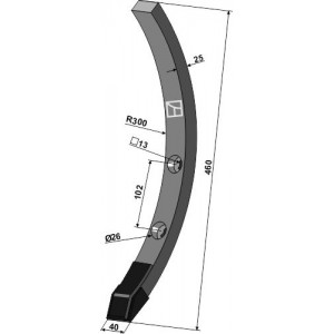 Узкая лапа Delta Flex