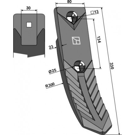 Наконечник лапы