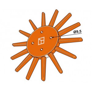 Игольчатое колесо Ø290мм