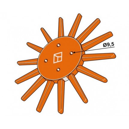 Игольчатое колесо Ø290мм