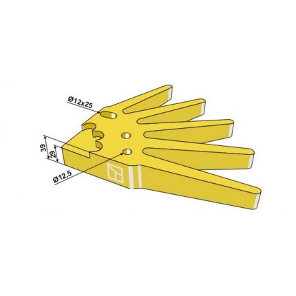 Игольчатое колесо Ø535мм