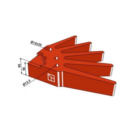 Игольчатое колесо Ø535мм